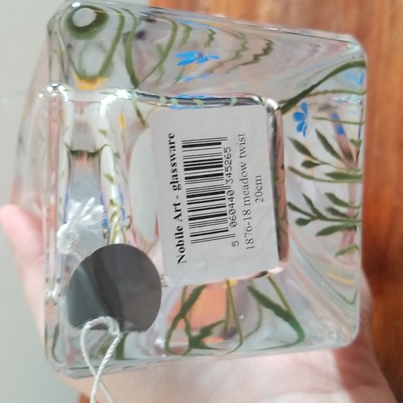 Nobile Blown and Handpainted Meadow Twist Vase - Picture 8 of 8